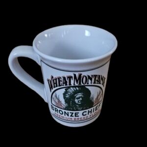 *Montana Bronze Chief Premium Bread Flour Vintage Advertising Mug